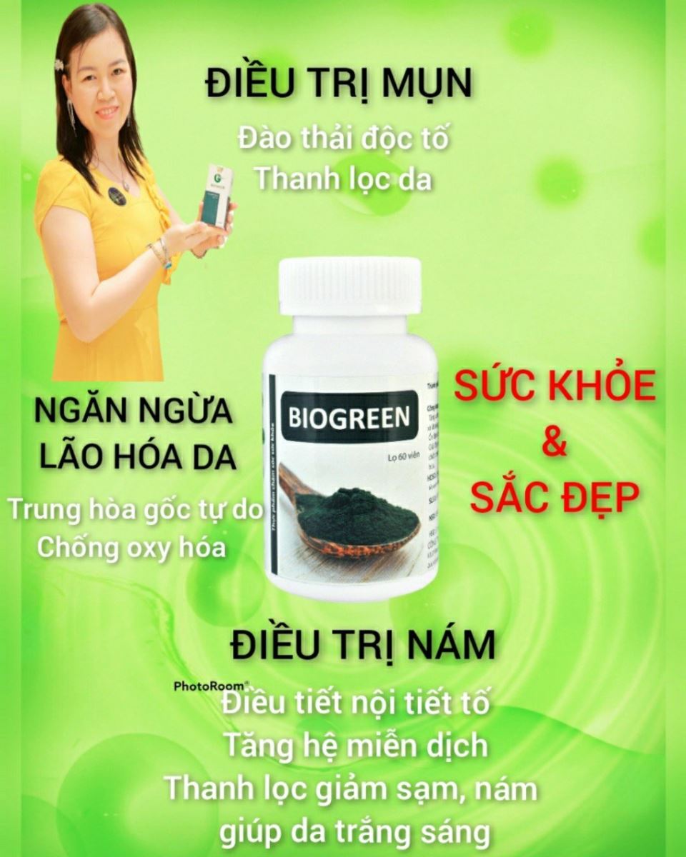 Viên tảo diệp lục BitechPharm hộp 60 viên