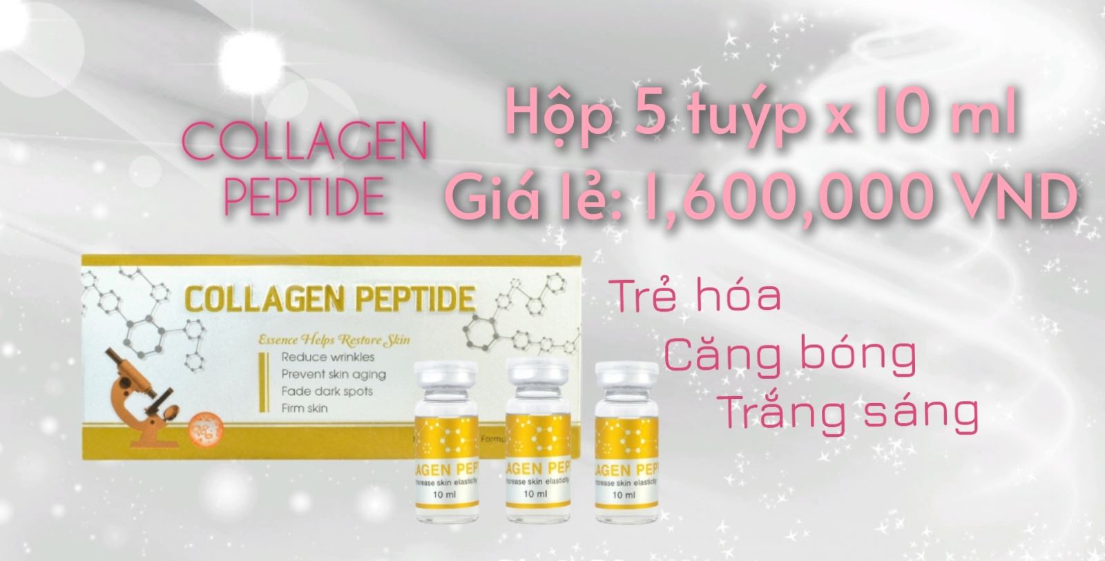 Collagen tươi BitechPharm hộp 5 tuýp * 10ml